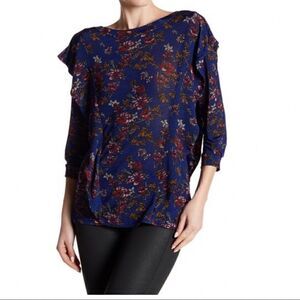 Free People Dock Street Floral Top